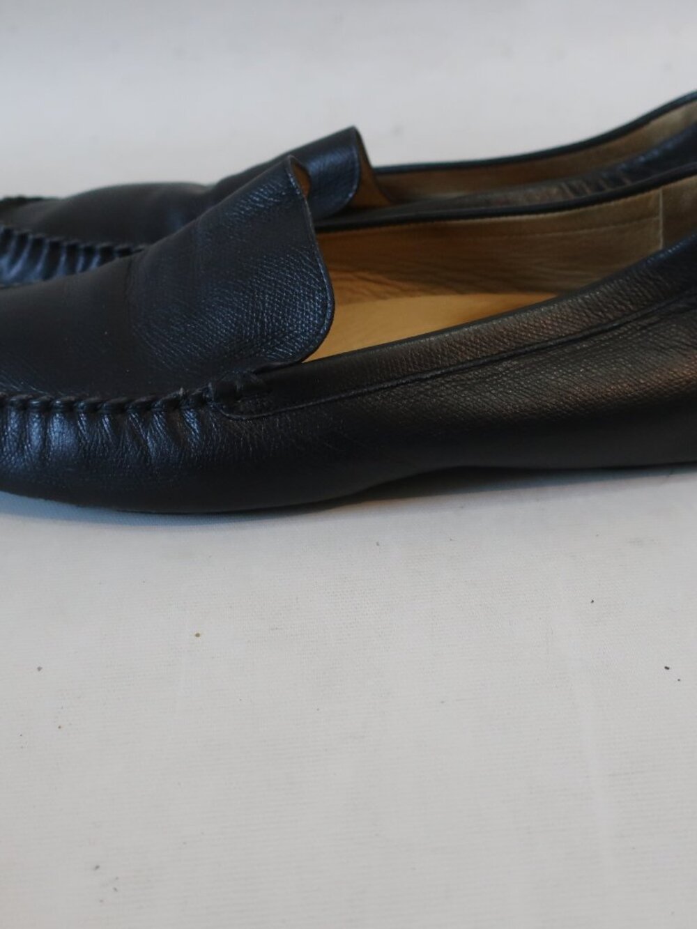 Mens Cole Haan Black Leather Loafers 11M - Picture 5 of 10